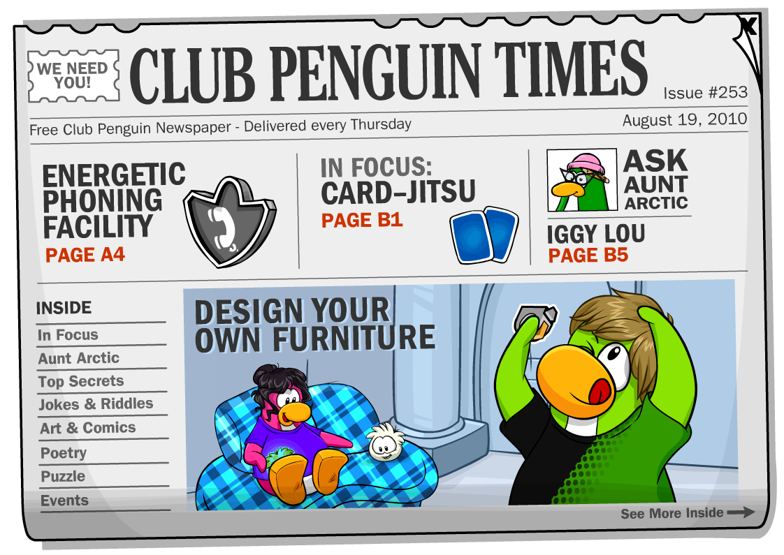 Пингвин с газетой. Пингвин из газеты. Penguin newspaper. Club Issue. Talk about issue